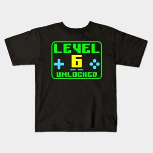 Level 6 Unlocked Kids T-Shirt